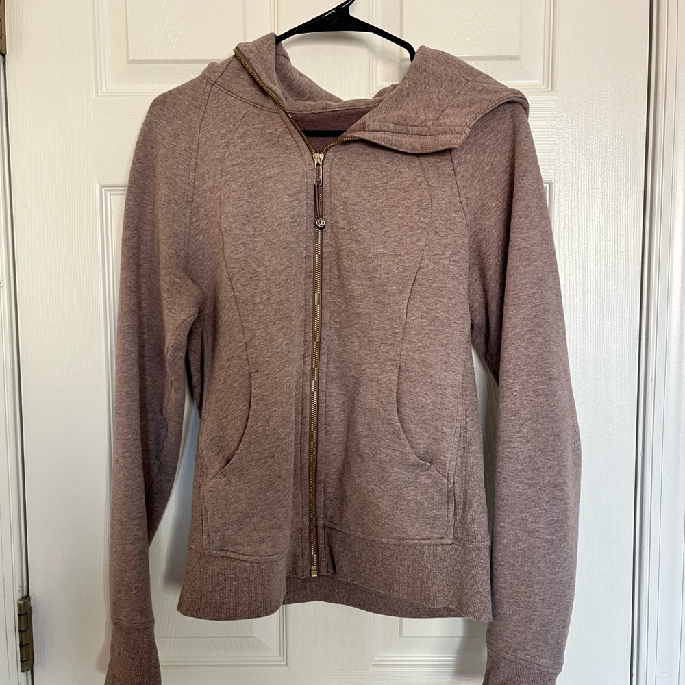 Lululemon Purple Women's Zip Sweatshirt with hood